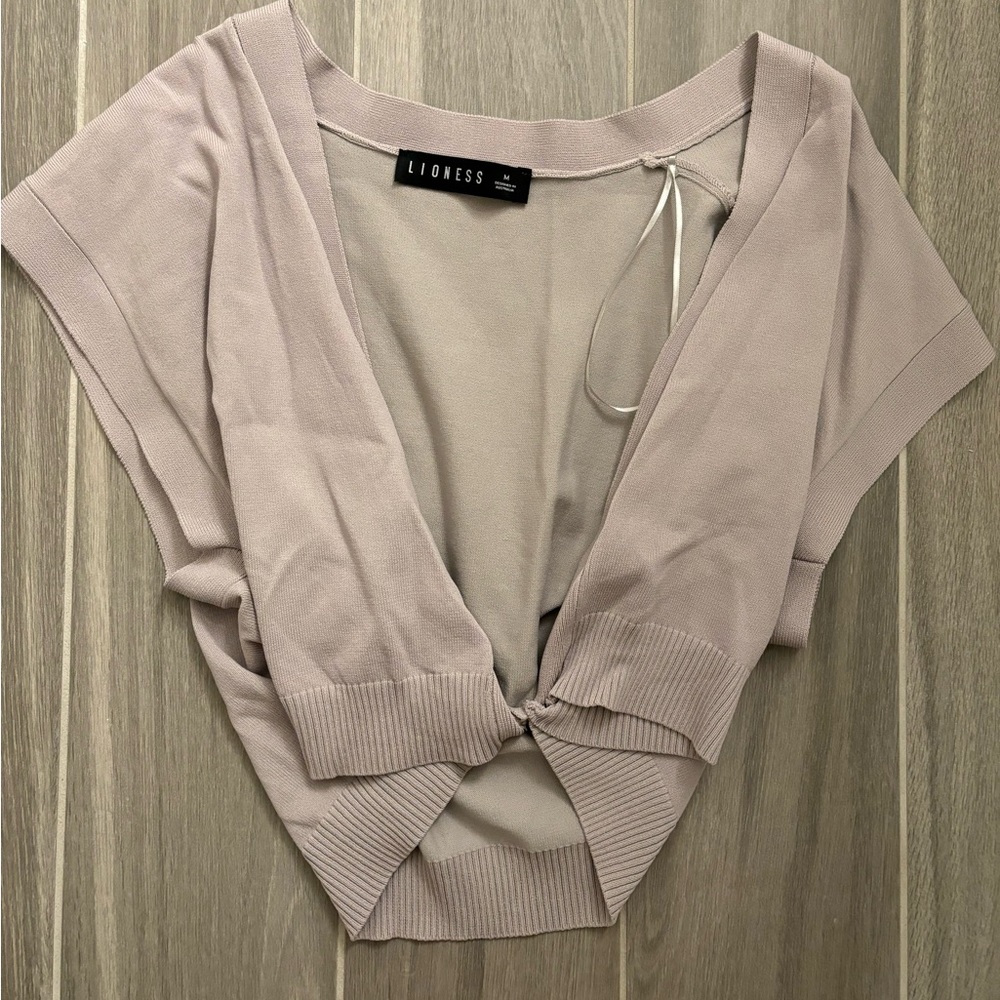 Lioness stone cold knit top